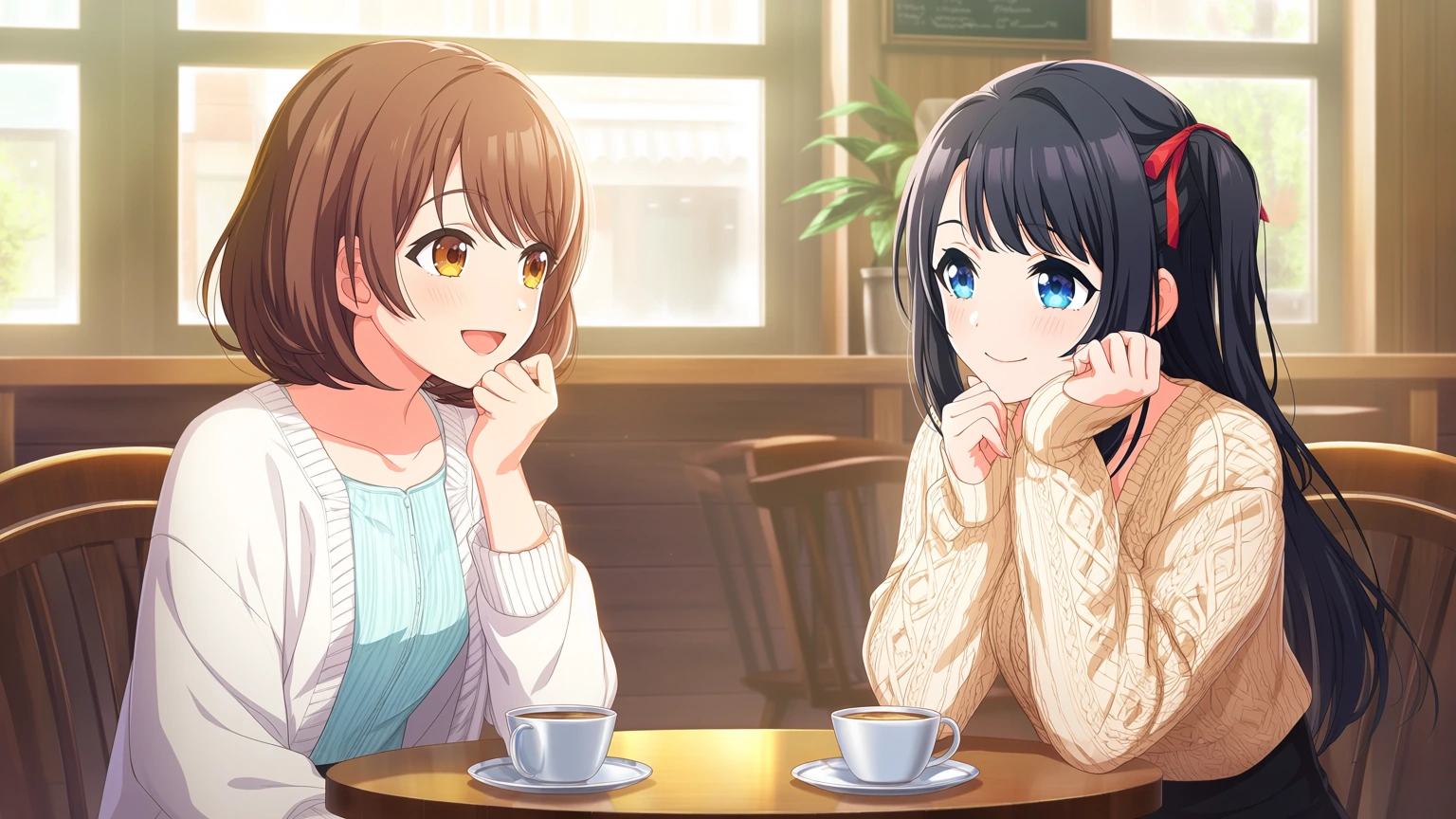 Animaで game cg を指定した複数人シーンの比較
