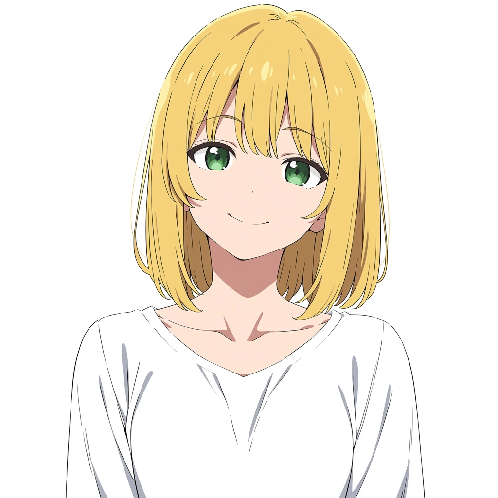 Animaで flat color を指定した1人イラストの比較 Seed A