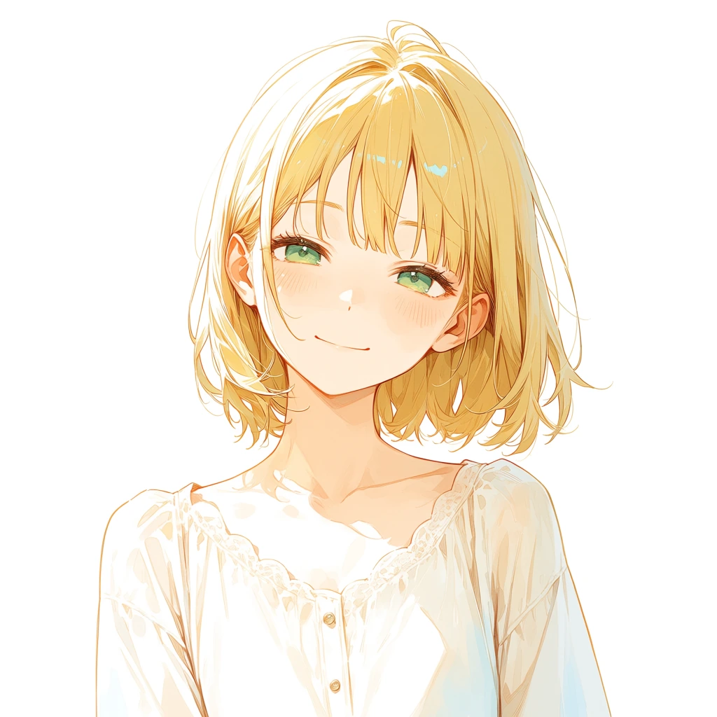 Animaで watercolor を指定した1人イラストの比較 Seed A
