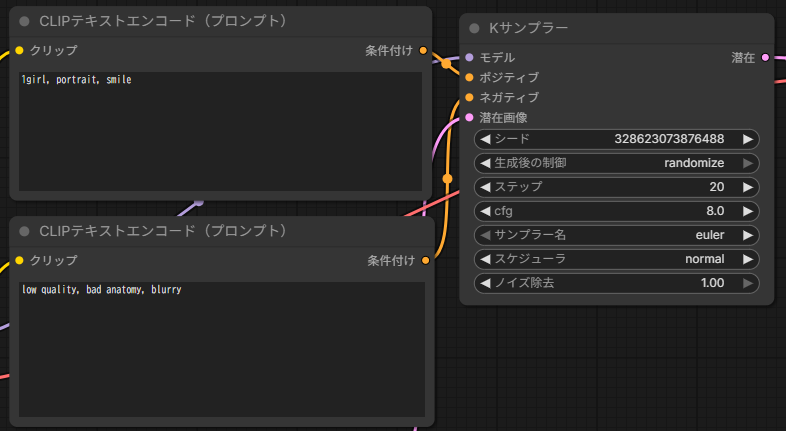 プロンプトを書き換えた状態