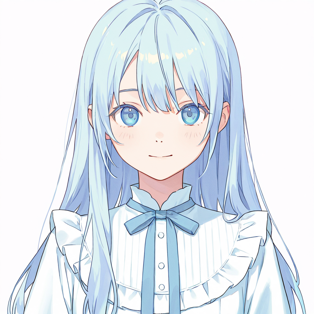 long hairの作例