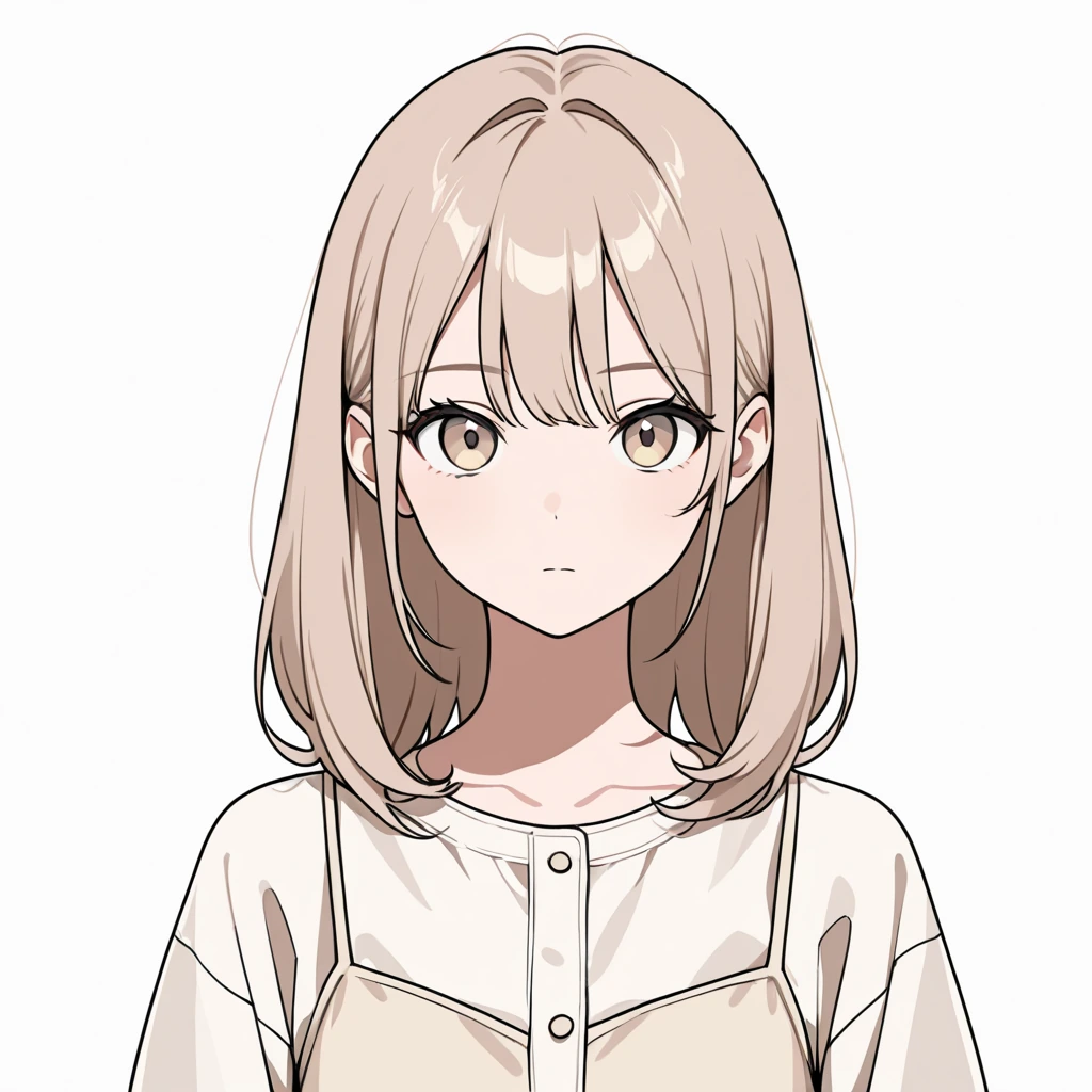 バストアップの女性サンプル