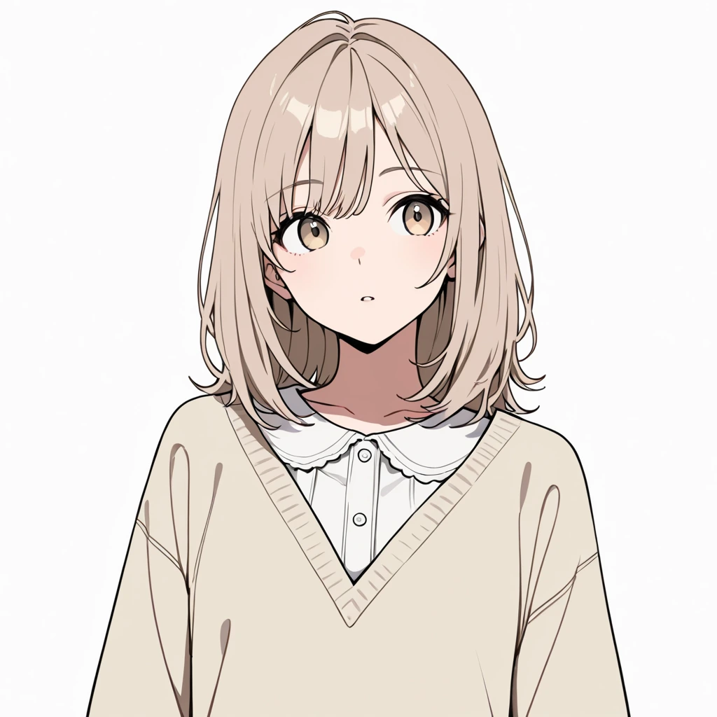 目線の高さの女性サンプル