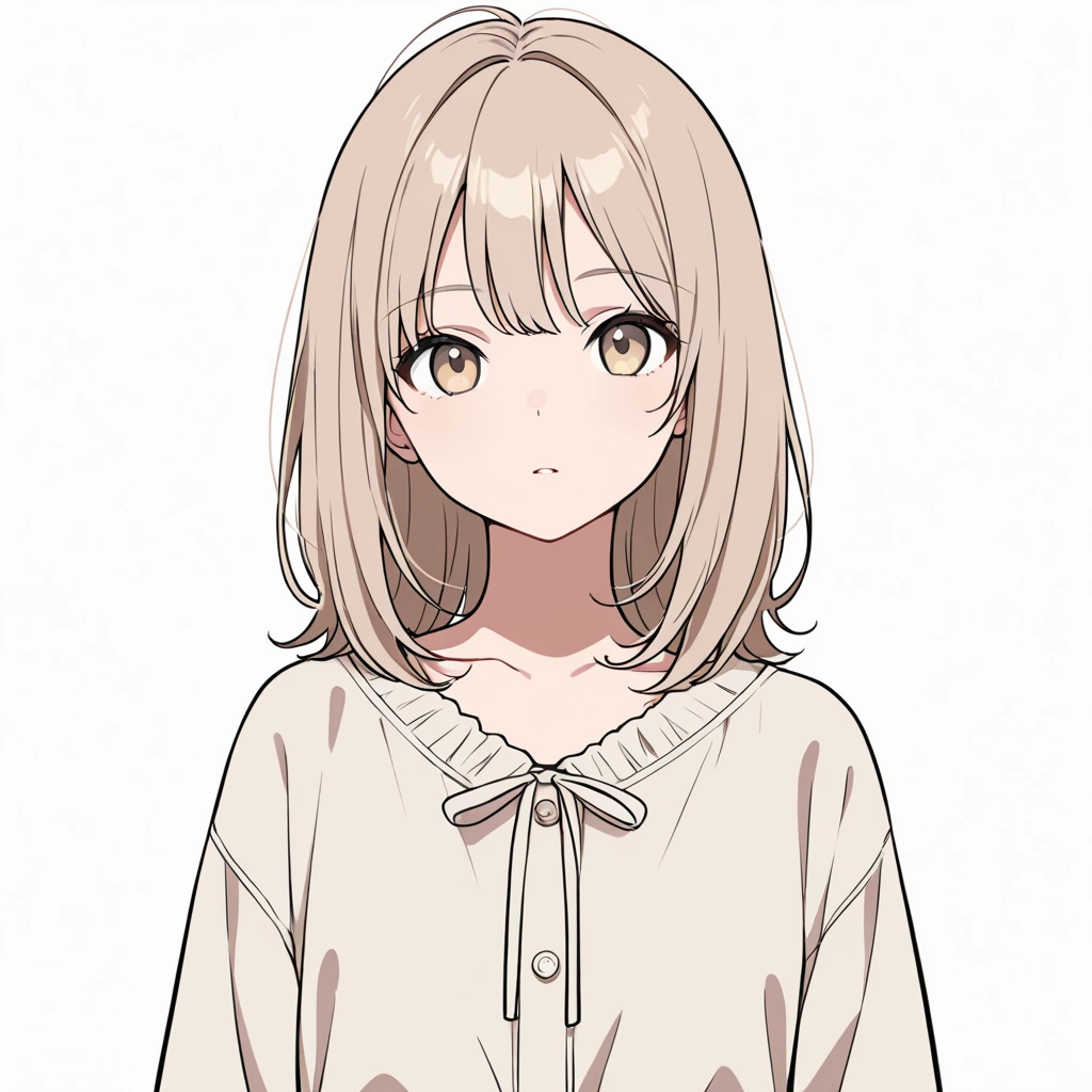 正面の女性サンプル