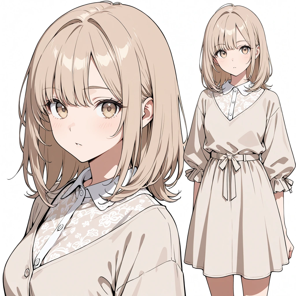 複数視点の女性サンプル