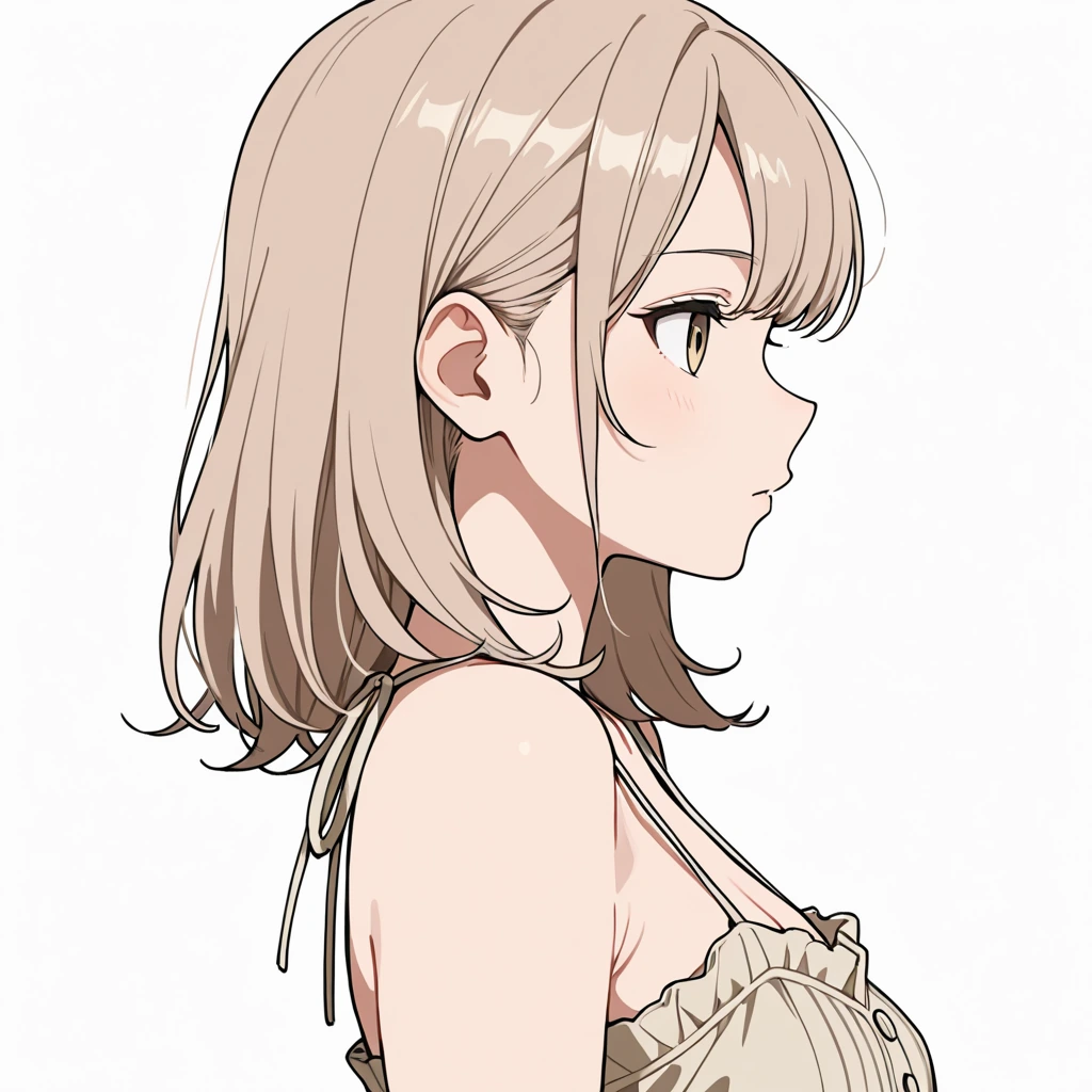 横向きの女性サンプル