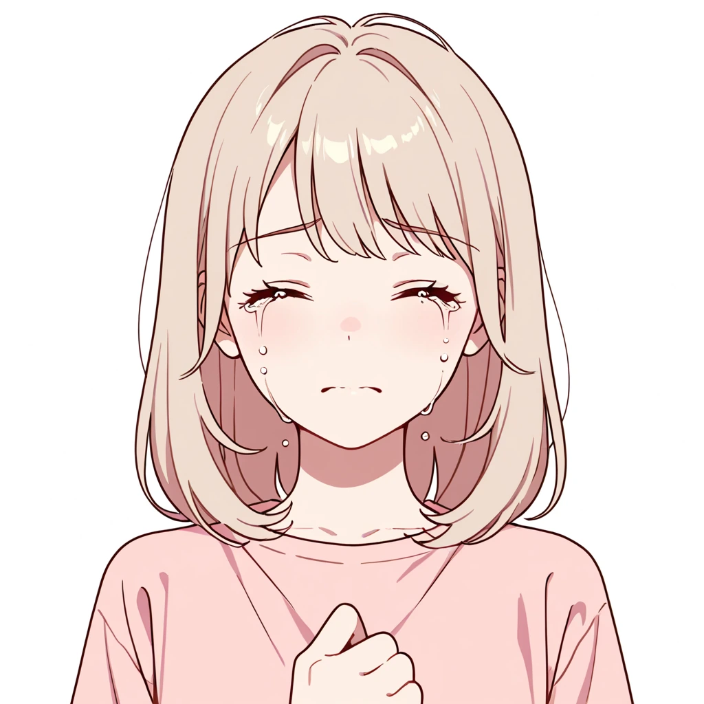 泣きの女性サンプル
