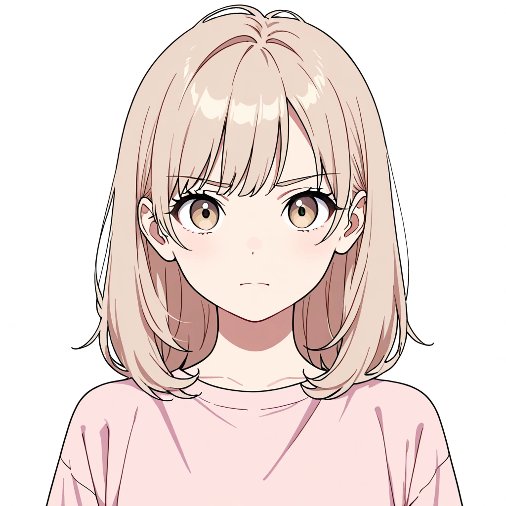 決意した表情の女性サンプル