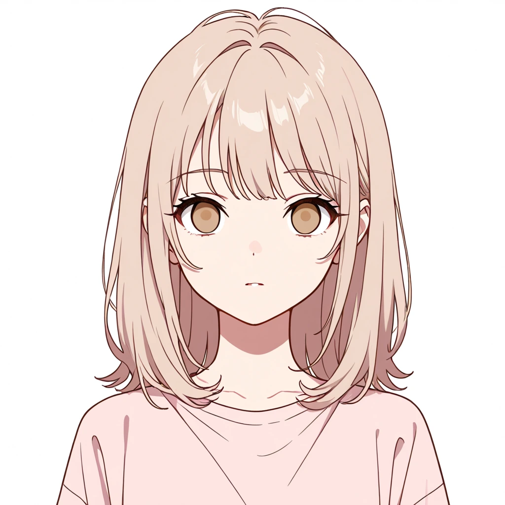 虚ろな目の女性サンプル