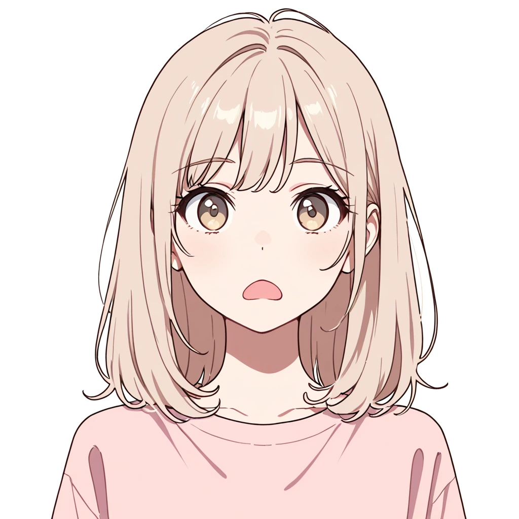 O字口の女性サンプル