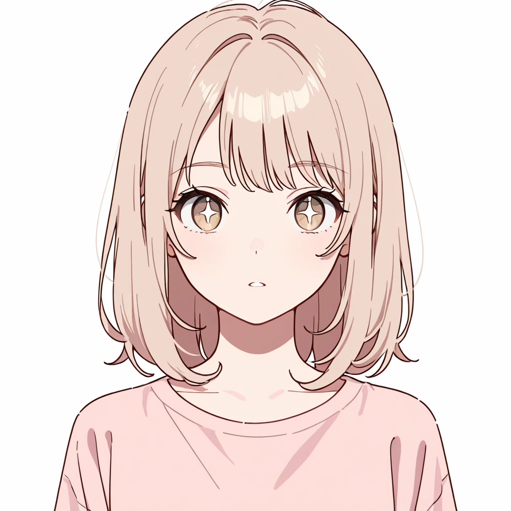 十字目の女性サンプル
