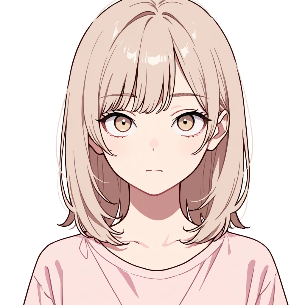 三白眼の女性サンプル