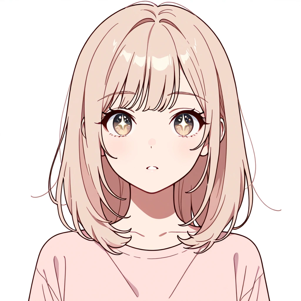 星目の女性サンプル