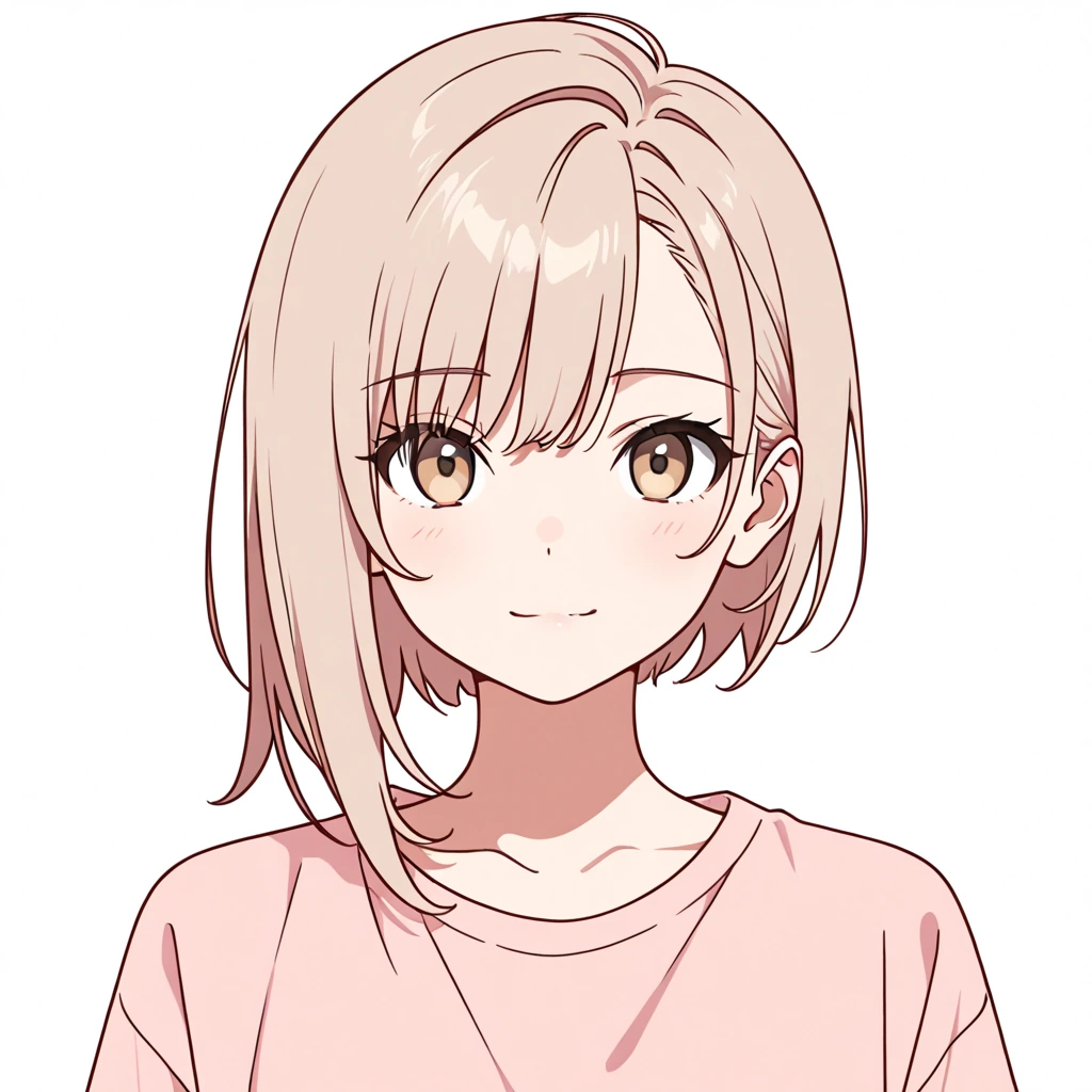 アシンメトリーヘアの女性サンプル