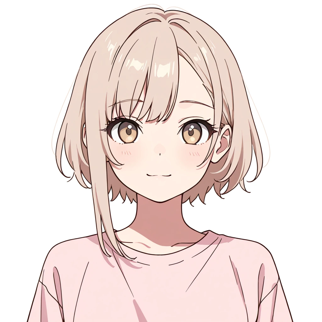 左右非対称のサイドロックの女性サンプル