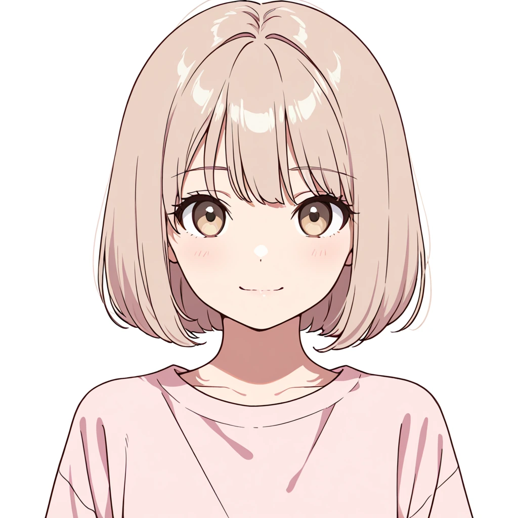 ボブカットの女性サンプル
