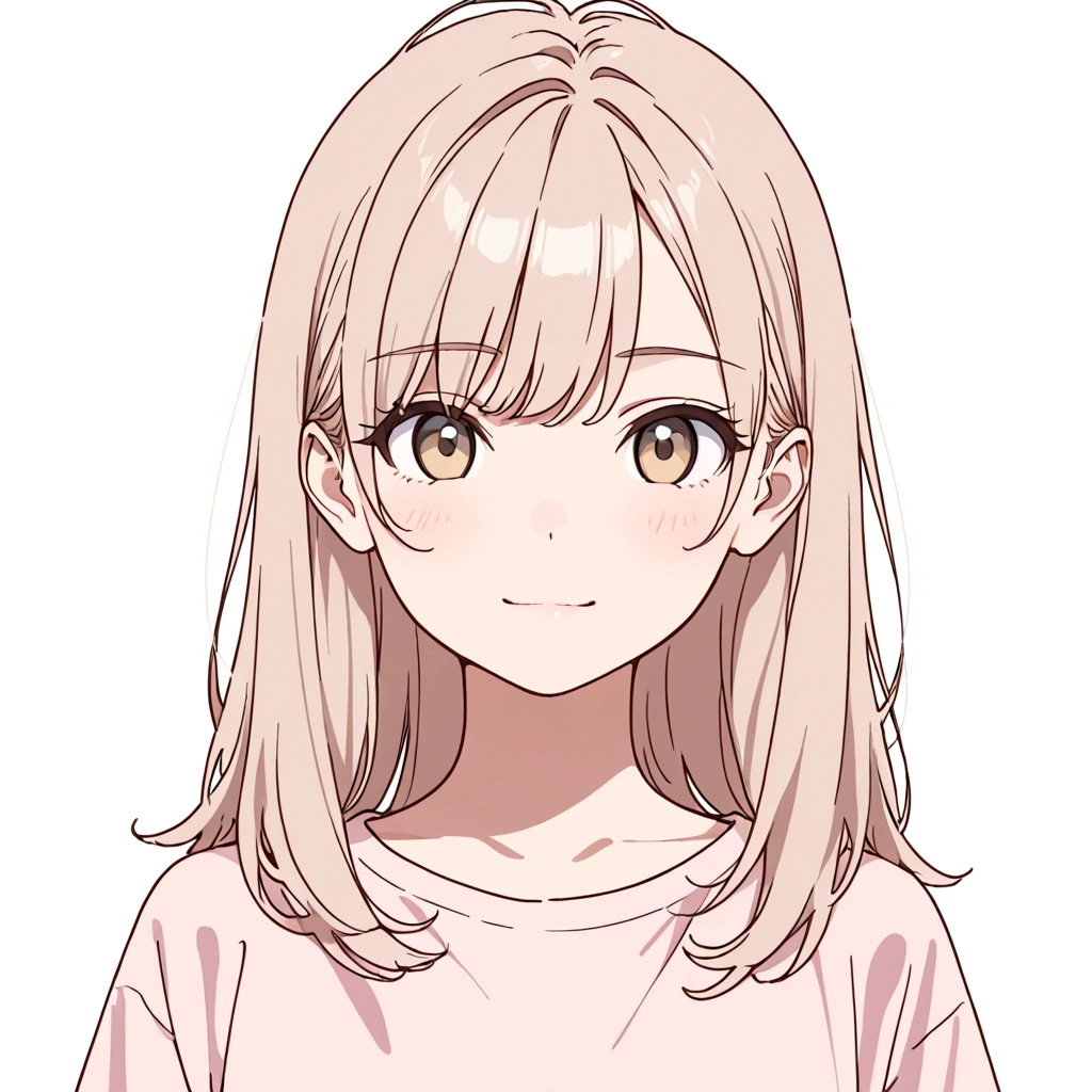 耳かけヘアの女性サンプル
