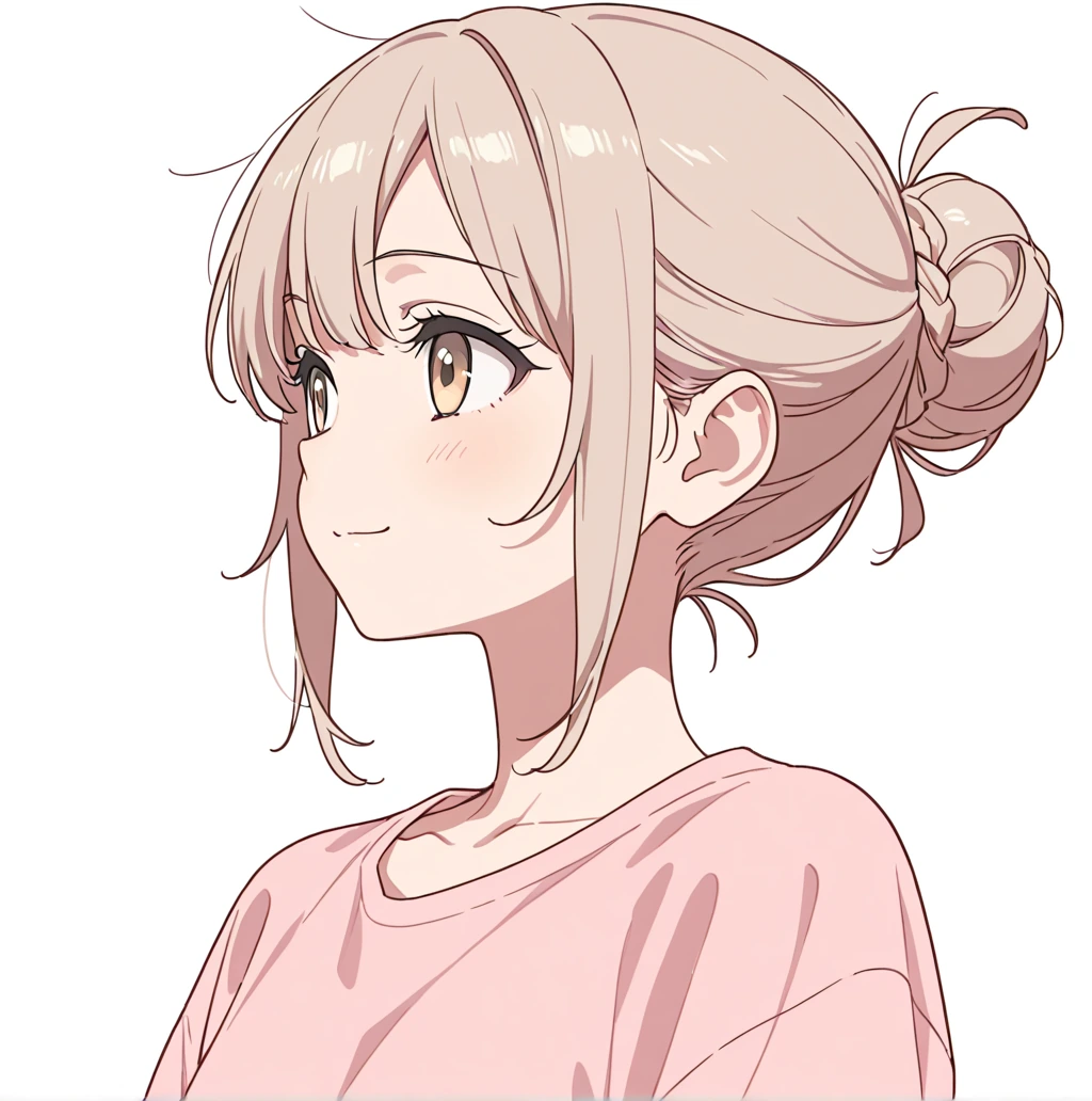 お団子の女性サンプル