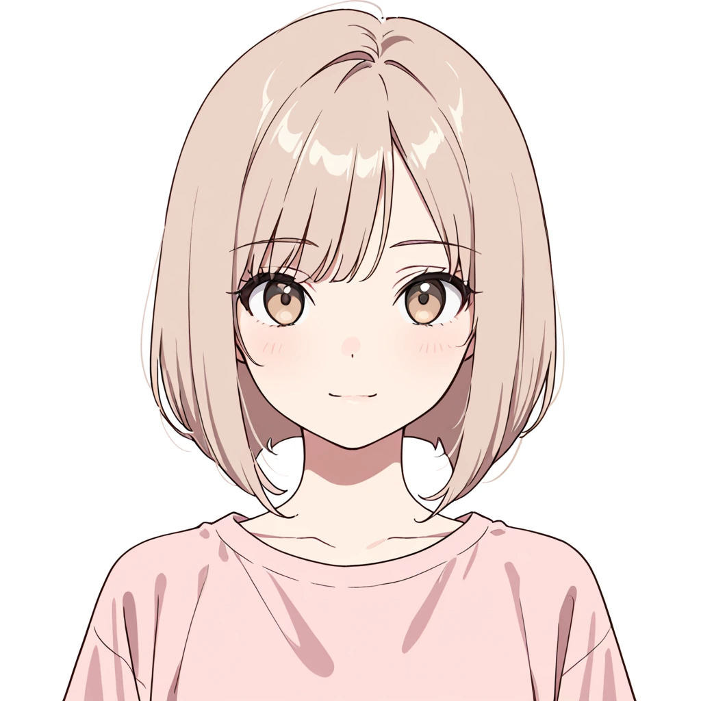 ロングボブの女性サンプル