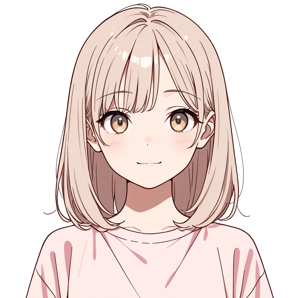 ミディアムヘアの女性サンプル