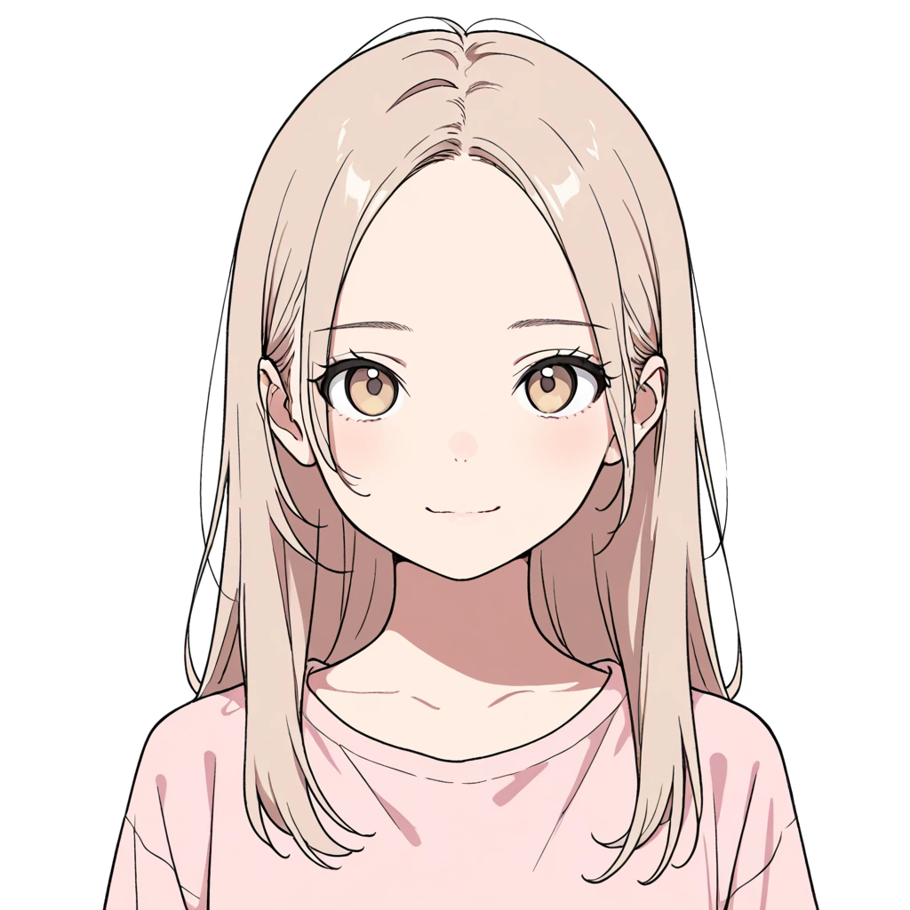 前髪なしの女性サンプル