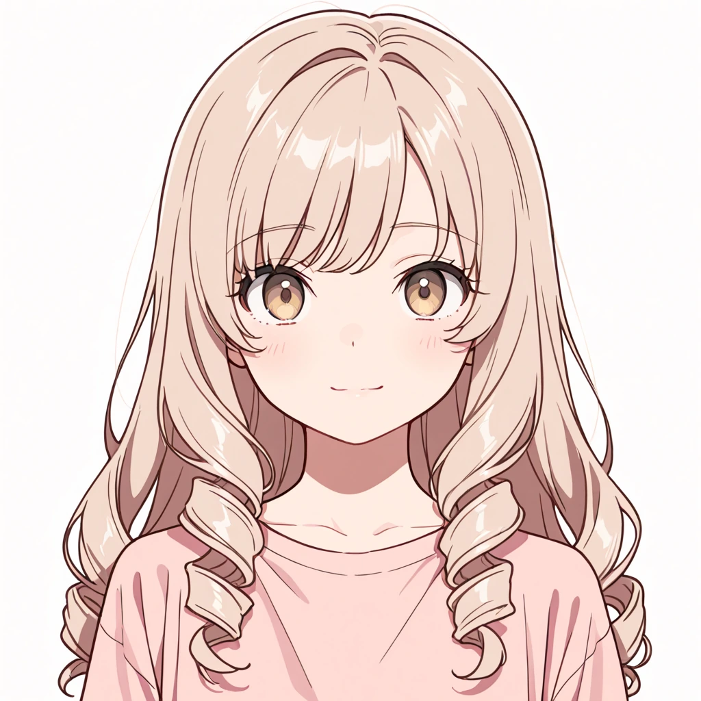 縦ロールの女性サンプル
