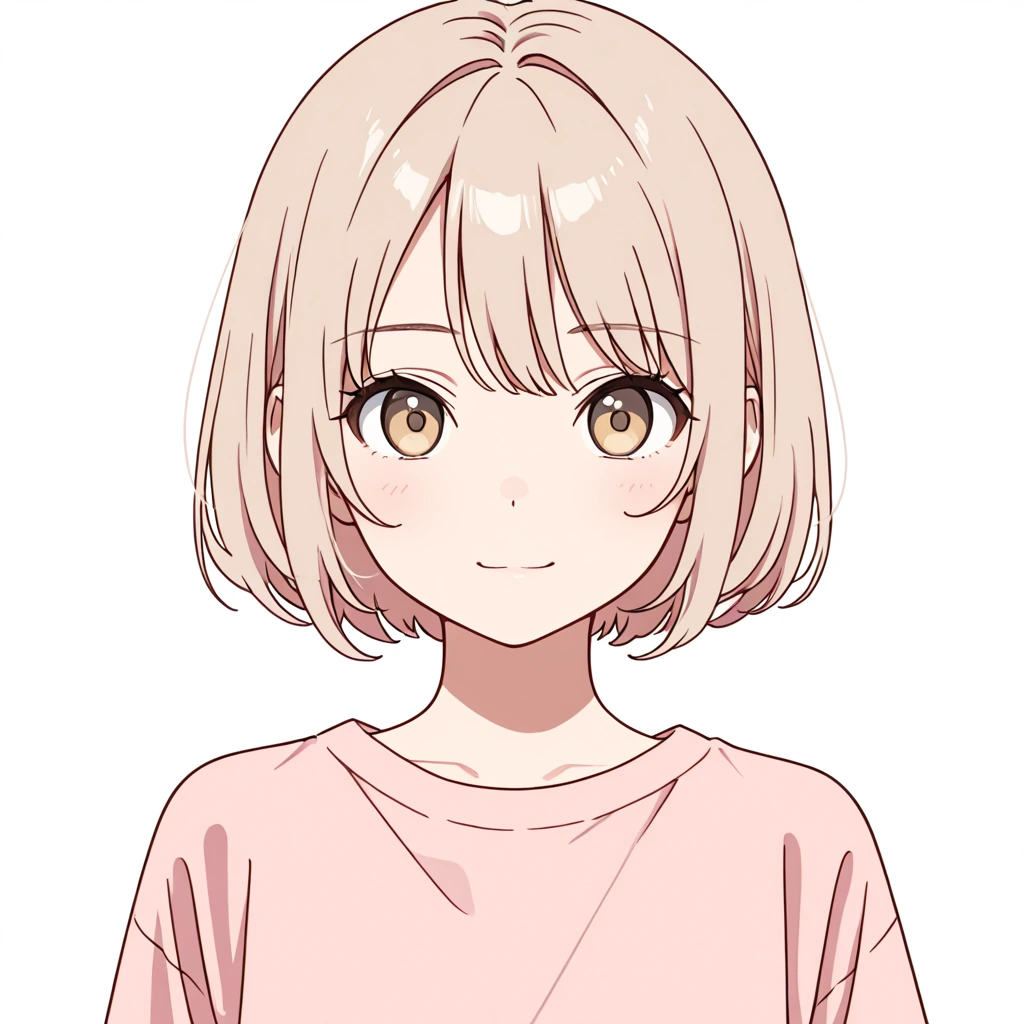 ショートヘアの女性サンプル