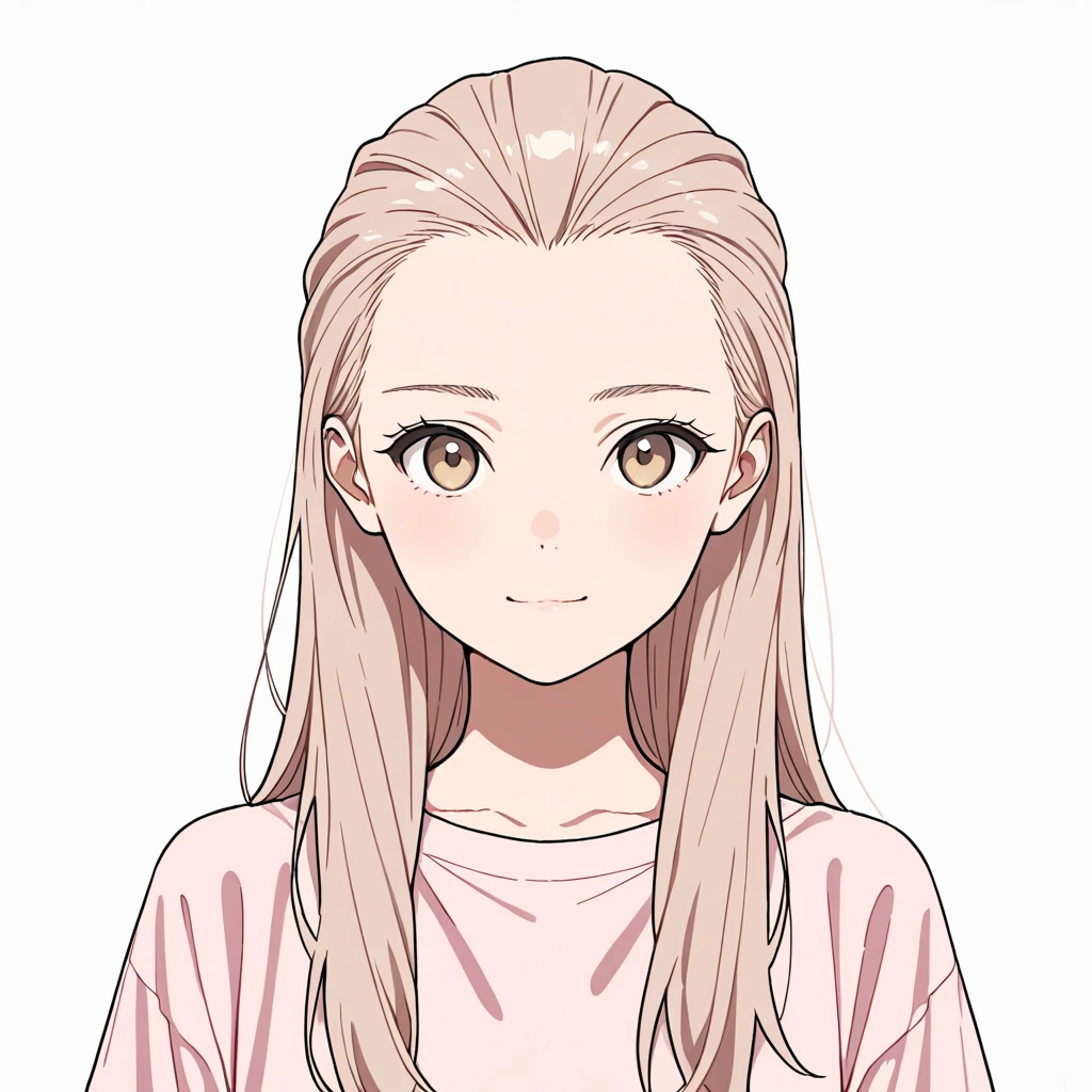オールバックの女性サンプル