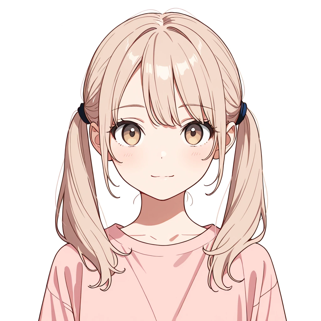 ツインテールの女性サンプル