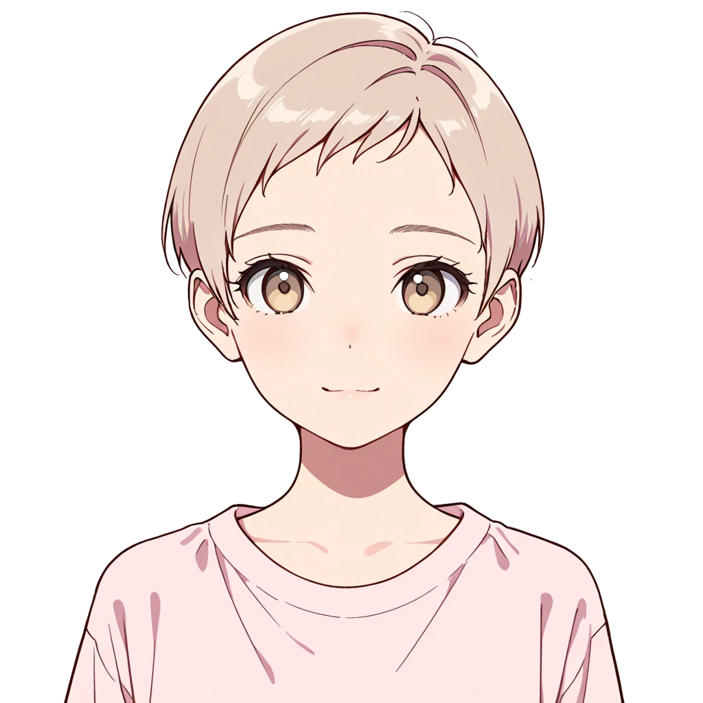 ベリーショートの女性サンプル