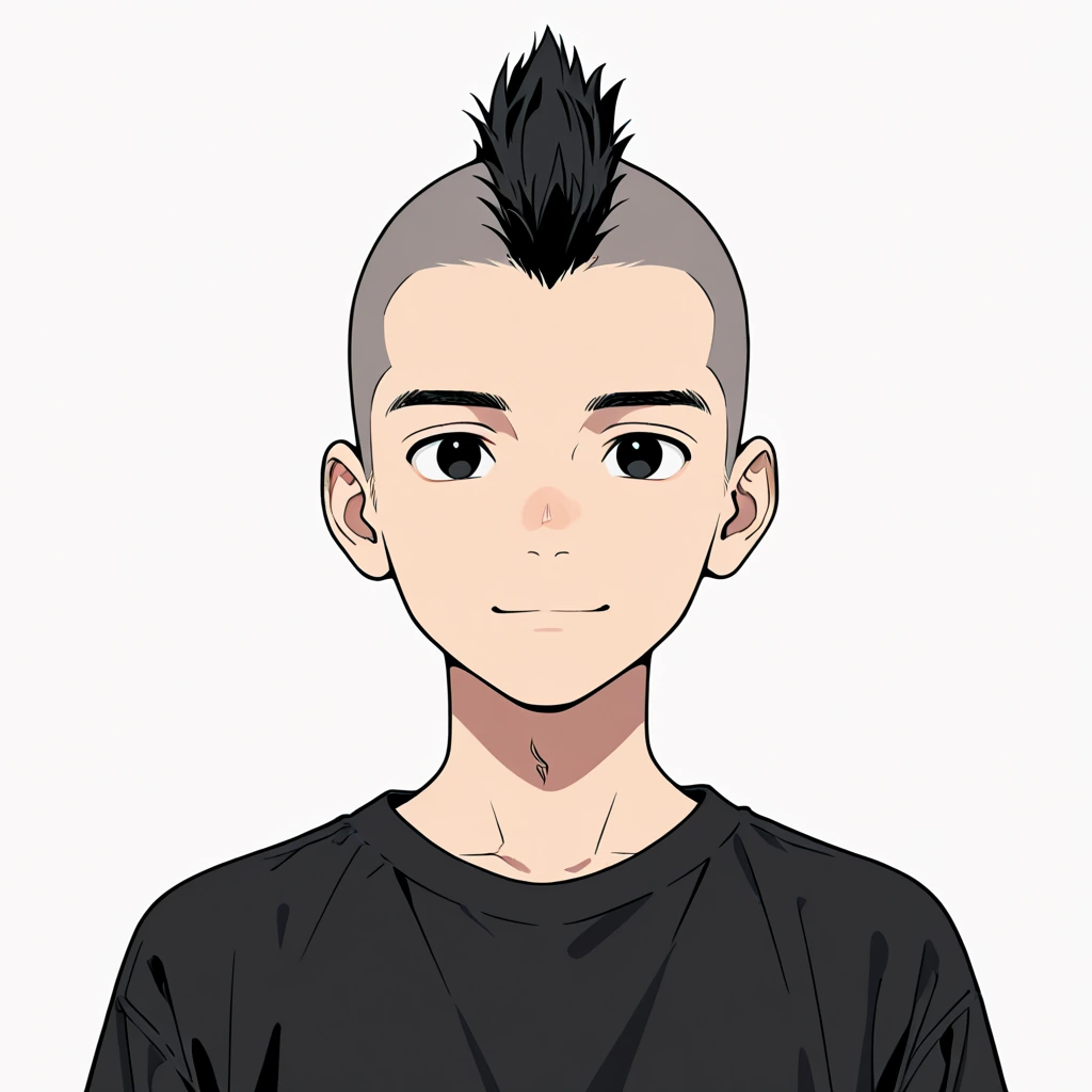 モヒカンの男性サンプル