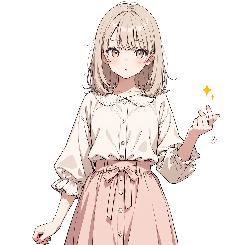 手招きの女性サンプル