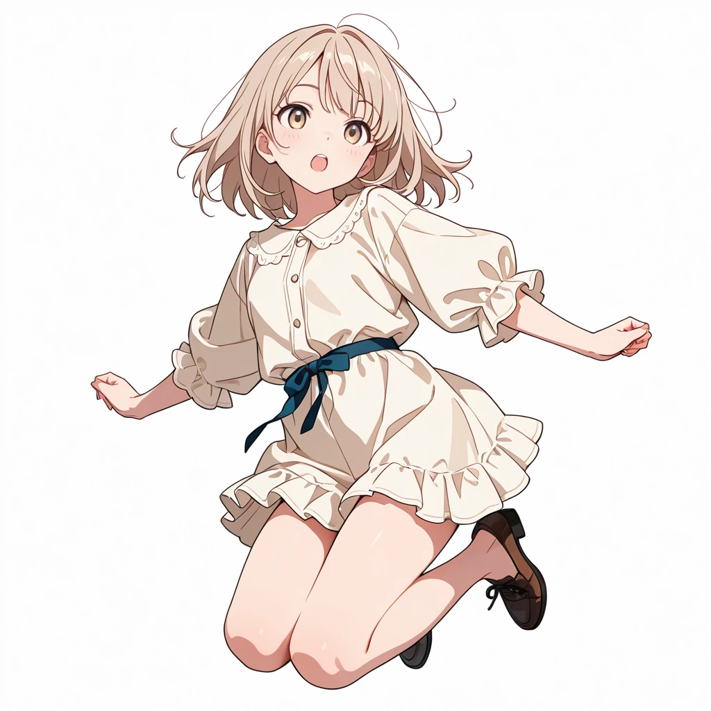 ジャンプの女性サンプル