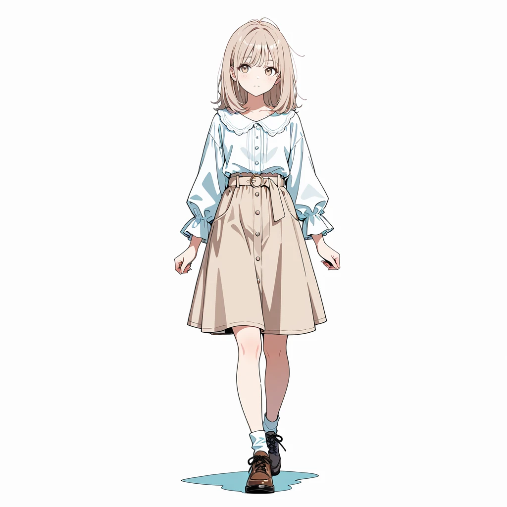 歩くの女性サンプル